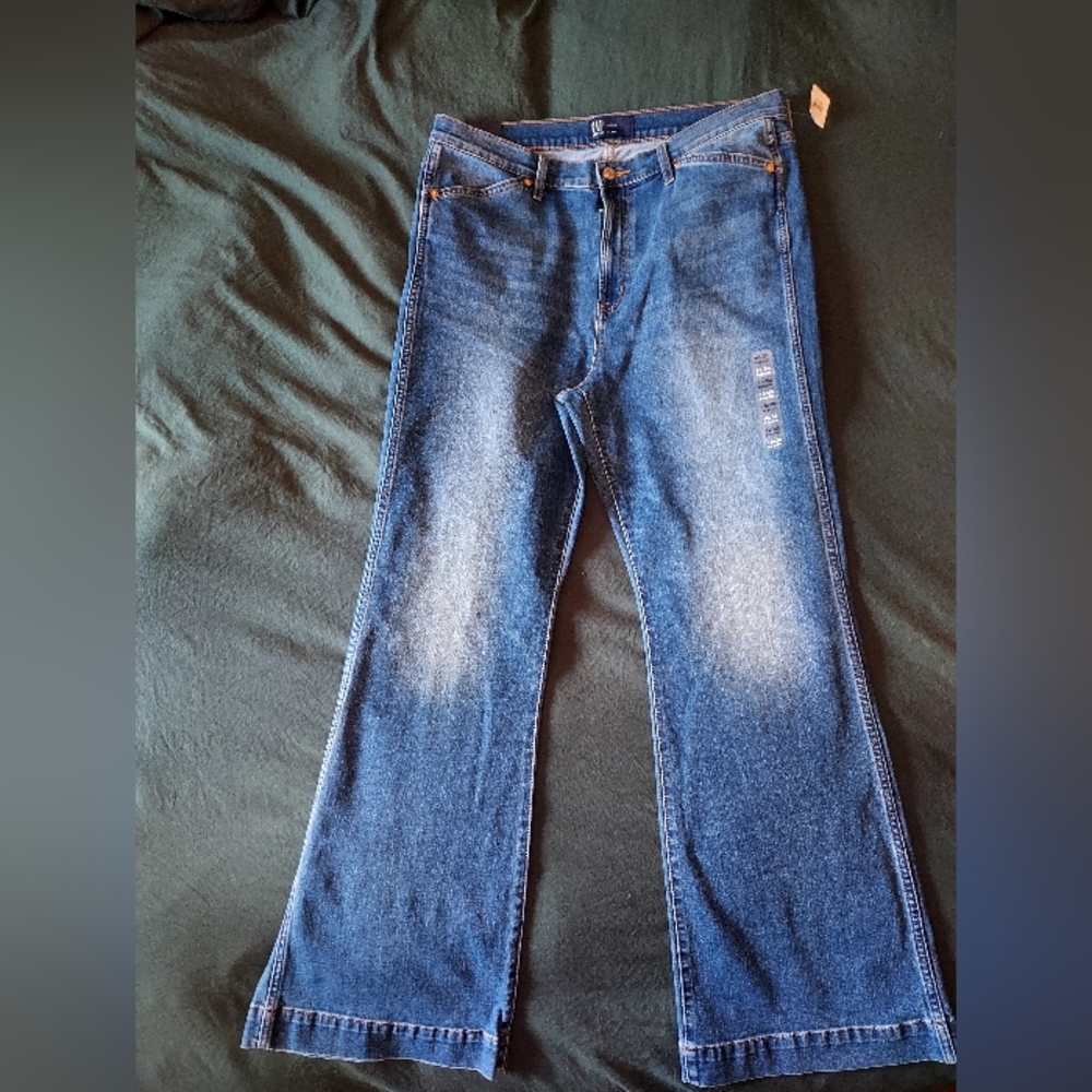 GAP Blue Flare & Wide Leg Jeans